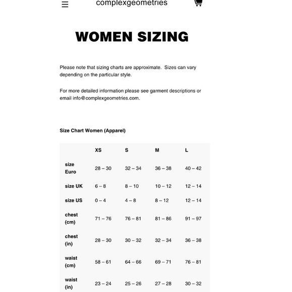 Canadian-made ComplexGeometries jersey shirt/tunic - Picture 3 of 3